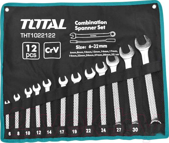 Изображение товара Набор ключей TOTAL THT1022122