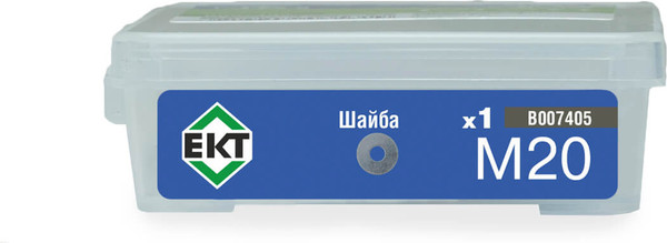 Изображение товара Шайба ЕКТ М20 Усиленная DIN9021 / B007405 (цинк)