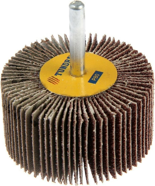 Изображение товара Шлифовальный круг Tundra Лепестковый радикальный 60x30x6мм Р80 / 1875467
