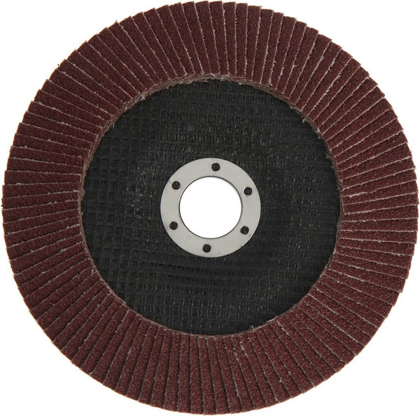 Изображение товара Шлифовальный круг Tundra Лепестковый торцевой 150x22 Р80 / 1300810