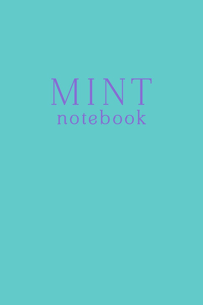 Изображение товара Записная книжка Эксмо Mint notebook / 9785041081560