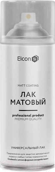 Изображение товара Лак Elcon 520мл (бесцветный матовый)