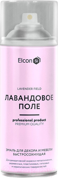 Изображение товара Эмаль Elcon Быстросохнущая для декора и мебели (520мл, лавандовое поле)