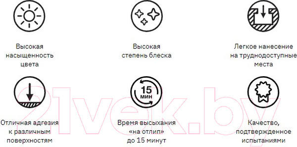 Изображение товара Эмаль Elcon Быстросохнущая для декора и мебели (520мл, лимонный пирог)
