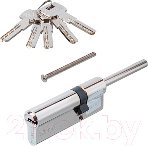 Изображение товара Цилиндровый механизм замка Apecs SM-80(30S/50)-S/65-NI