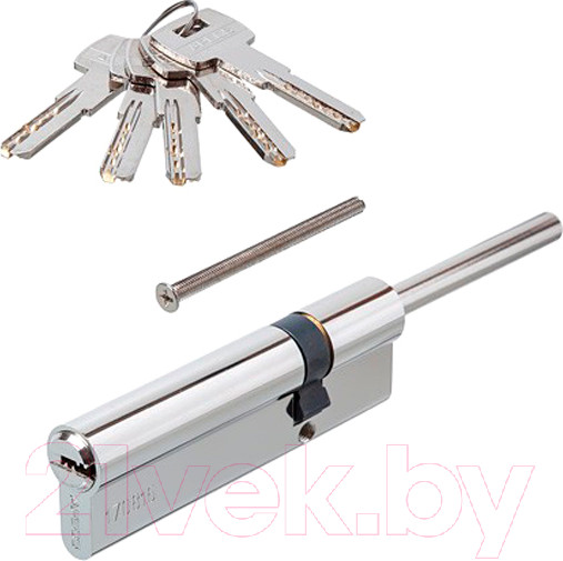 Изображение товара Цилиндровый механизм замка Apecs SM-100(30S/70)-S/65-NI