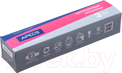 Изображение товара Цилиндровый механизм замка Apecs SM-105(30S/75)-S/65-NI
