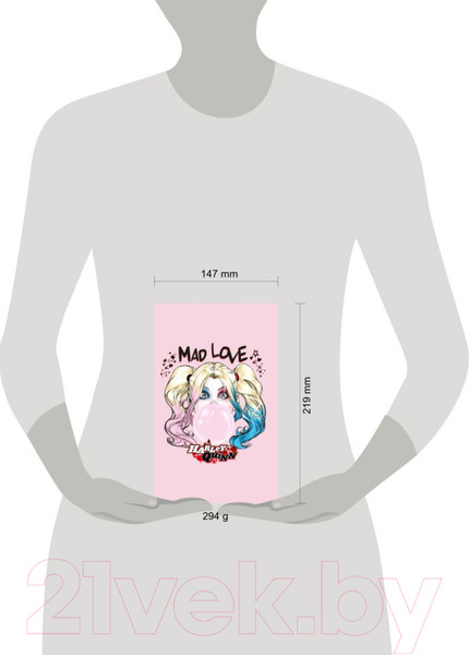 Изображение товара Записная книжка Эксмо Харли Квинн. Mad Love / 9785041639785