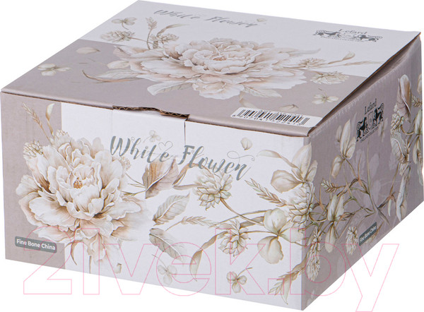 Изображение товара Чашка с блюдцем Lefard White flower / 415-2241