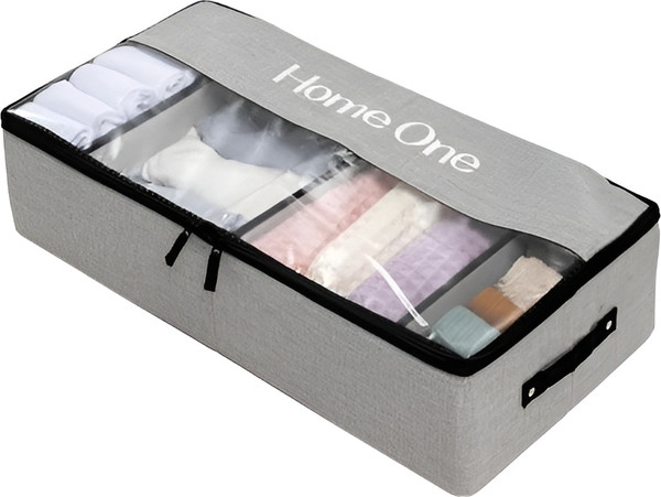 Изображение товара Кофр для хранения Home One 406710 (58x31x14, серый)