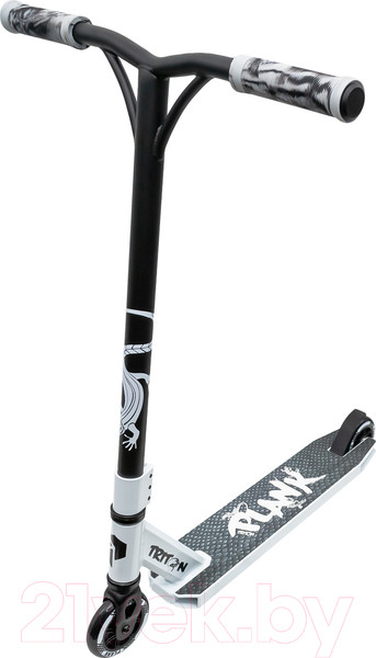 Изображение товара Самокат трюковый Plank Triton 2022 P20-TRI100W-S (белый)