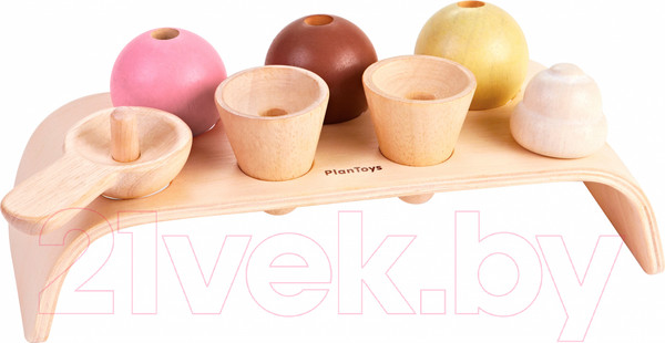 Изображение товара Набор игрушечных продуктов Plan Toys Мороженое / 3486