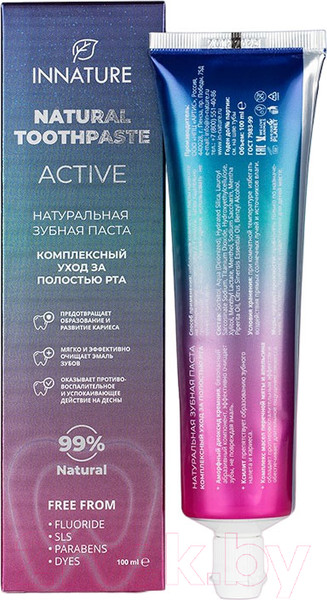 Изображение товара Зубная паста Innature Active Комплексный уход за полостью рта (100мл)