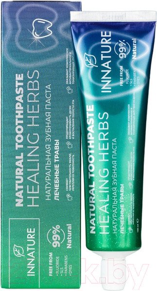 Изображение товара Зубная паста Innature Healing Herbs Для чувствительной эмали зубов (100мл)