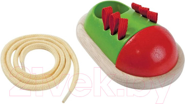 Изображение товара Развивающий игровой набор Plan Toys Шнуровка Башмачок / 5319