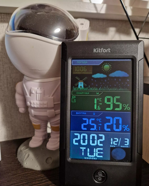 Изображение товара Метеостанция цифровая Kitfort KT-3322