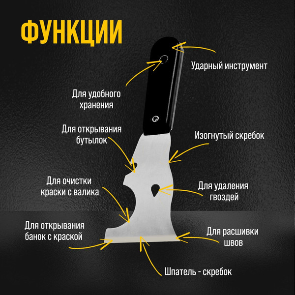 Изображение товара Шпатель Tundra 3628331