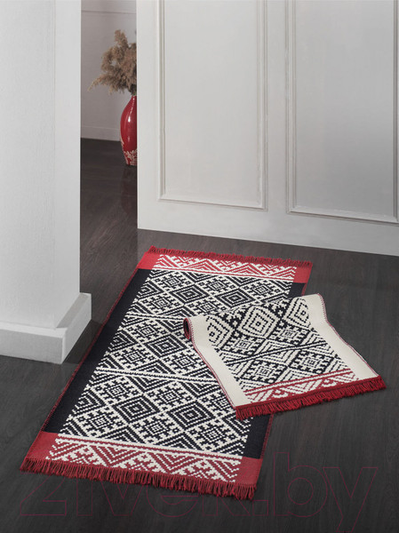 Изображение товара Коврик для ванной Sarev 60x100 / KV 410 AKHILA (v1) kirmiz