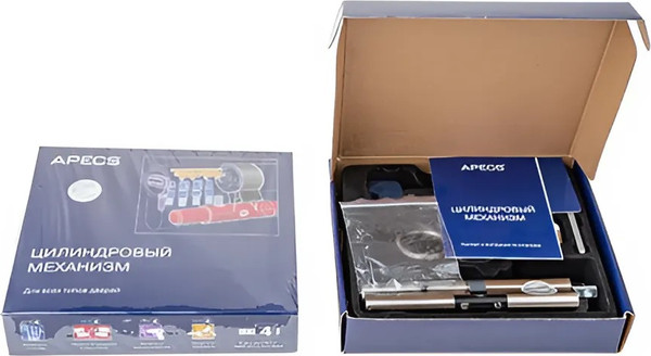 Изображение товара Цилиндровый механизм замка Apecs Premier XR-90(35/55)-NI