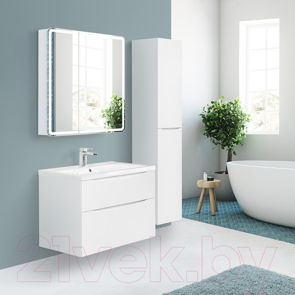Изображение товара Шкаф с зеркалом для ванной BelBagno SPC-MAR-800/800-2A-LED-TCH