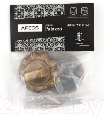 Изображение товара Фиксатор дверной защелки Apecs WC-2412-AN