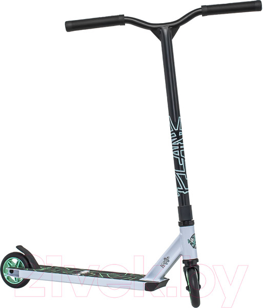 Изображение товара Самокат трюковый Plank Whip P21-WHIP-110BKW (черно-белый)