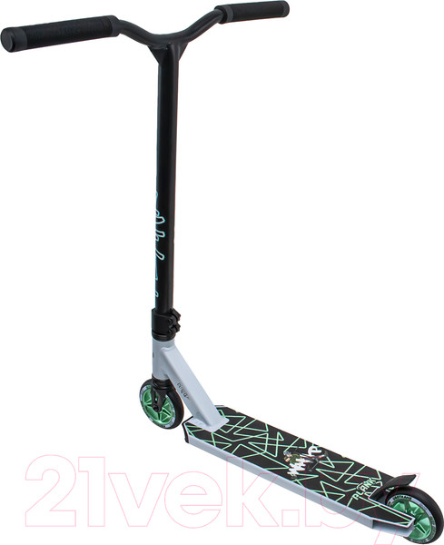 Изображение товара Самокат трюковый Plank Whip P21-WHIP-110BKW (черно-белый)