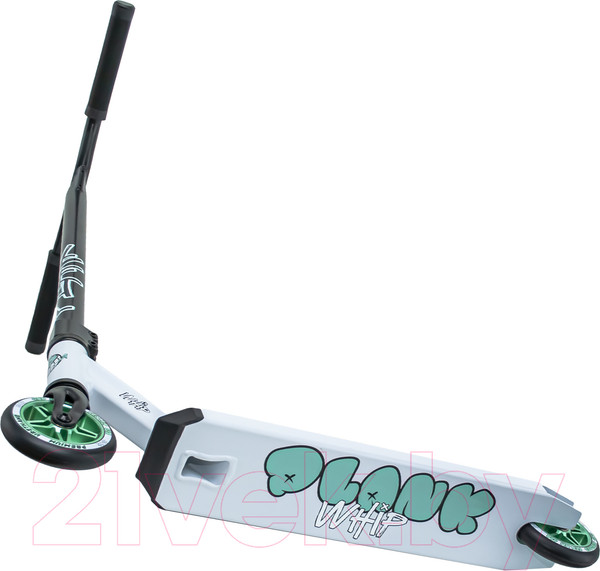 Изображение товара Самокат трюковый Plank Whip P21-WHIP-110BKW (черно-белый)