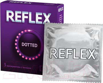 Изображение товара Презервативы reFLEX Dotted из натурального латекса в смазке №3