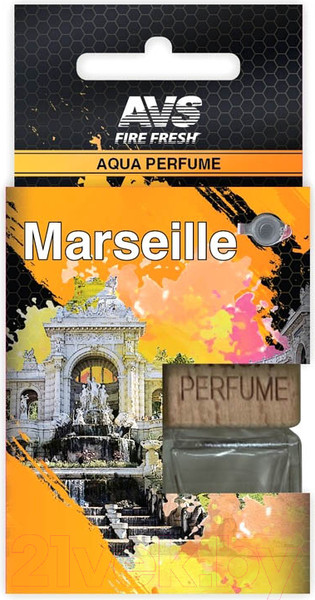 Изображение товара Ароматизатор автомобильный AVS Aqua Perfume France/Marselle AQP-04 / A40479S (фаренгейт)