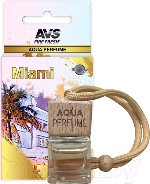 Изображение товара Ароматизатор автомобильный AVS Aqua Perfume USA/Miami AQP-05 / A40480S (табачная ваниль)
