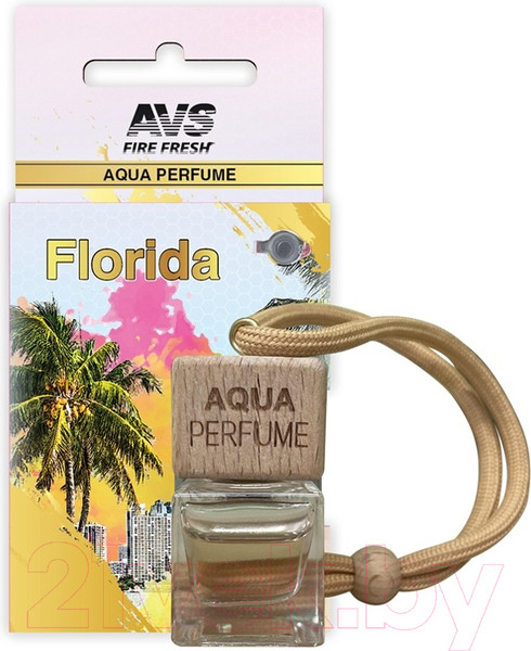 Ароматизатор автомобильный AVS Aqua Perfume USA/Florida AQP-10 / A40485S (ваниль фаталь) — фото 6