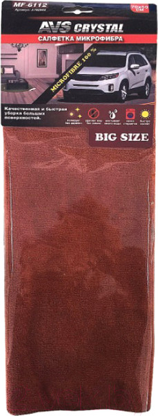 Изображение товара Салфетка для автомобиля AVS MF-6112 / A78294S