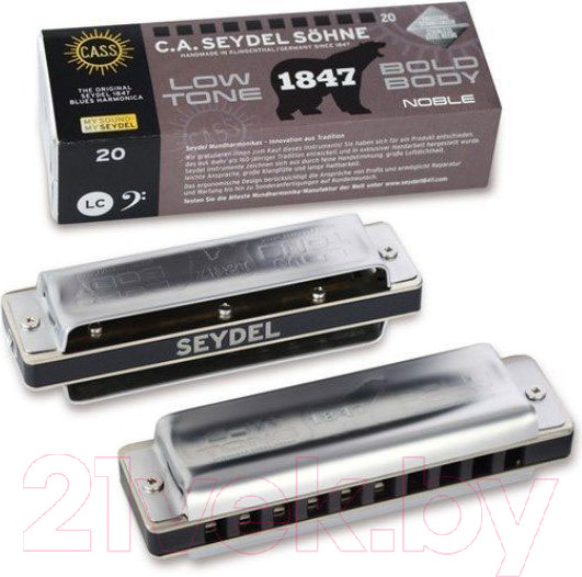 Изображение товара Губная гармошка Seydel Sohne 1847 Noble Low C / 16501LC