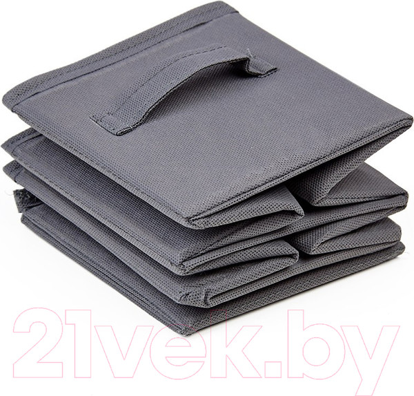 Изображение товара Кофр для хранения Polini Kids Polini Home 15x15x30 / 0002584-3 (серый)