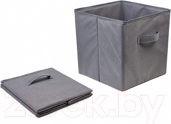 Изображение товара Коробка для хранения Polini Kids Polini Home 30x30x30 / 0002582-3 (серый)