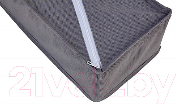 Изображение товара Кофр для хранения Polini Kids Polini Home 4 секции 32x16x10 / 0002588-3 (серый)