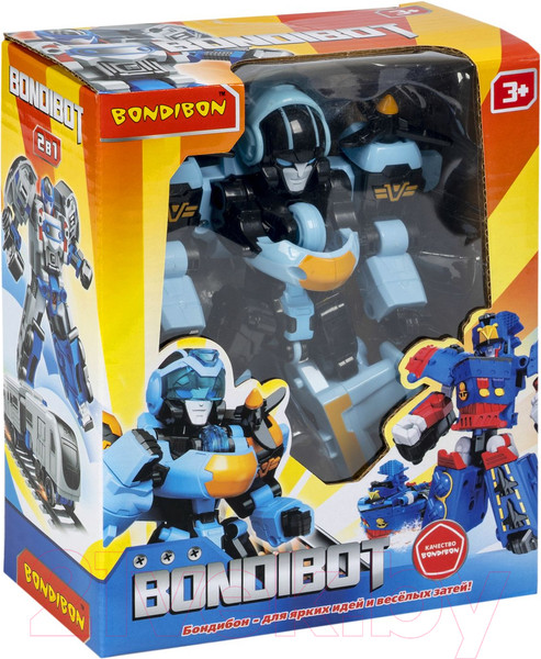 Изображение товара Робот-трансформер Bondibon Самолет / ВВ5823