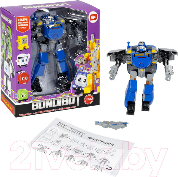 Изображение товара Робот-трансформер Bondibon Телевизор / ВВ5832 (синий)