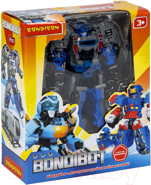 Изображение товара Робот-трансформер Bondibon Поезд метро / ВВ5820