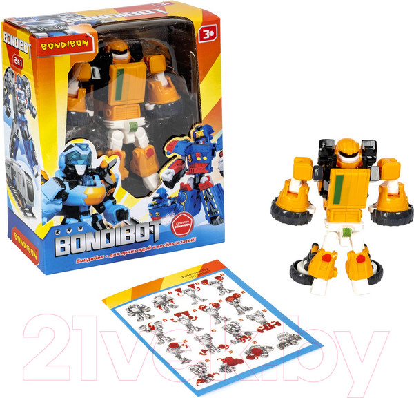 Изображение товара Робот-трансформер Bondibon Трактор / ВВ5821