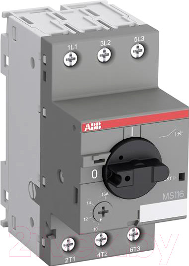 Изображение товара Выключатель автоматический ABB MS116-10.0 10А 4кВт 50кА / 1SAM250000R1010