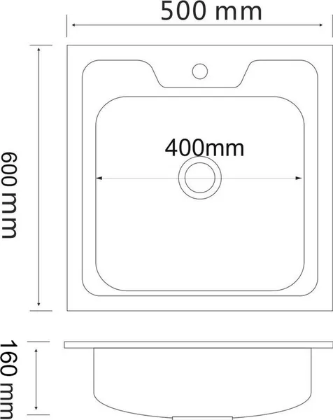 Изображение товара Мойка кухонная РМС MG6-6050
