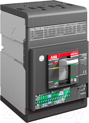 Изображение товара Выключатель автоматический ABB Tmax XT4N 250/250A 3P 50кA Ekip LS/I 1Iн 10Iн / 1SDA068475R1