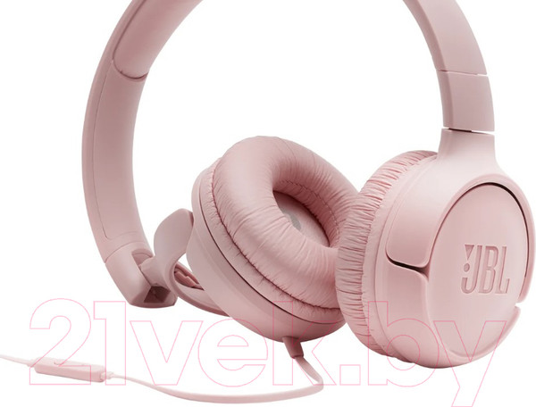 Изображение товара Наушники-гарнитура JBL Tune 500 / T500PIK (розовый)