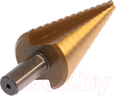 Изображение товара Сверло Tundra Pro ступенчатое HSS TiN трехгранный хвостовик 6-30мм 5570236