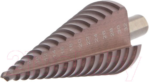 Изображение товара Сверло Tundra Pro ступенчатое HSS-Co трехгранный хвостовик 4-32мм 7546779