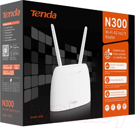 Изображение товара Беспроводной маршрутизатор Tenda 4G06