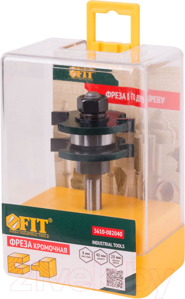 Изображение товара Фреза FIT DxHxL 40x20x75мм / 3610-082040