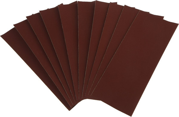 Изображение товара Набор шлифлистов Tundra Бумажная основа водостойкая 115x280 Р400 / 7508095 (10шт)